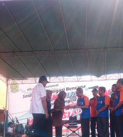 Peresmian TES (Tempat Evakuasi Sementara) oleh Wakil Bupati Bantul