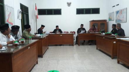 Rapat Panitia Pemilihan Lurah Desa Poncosari