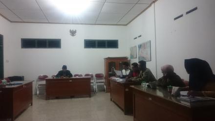 Rapat Panitia Pilurdes Desa Poncosari