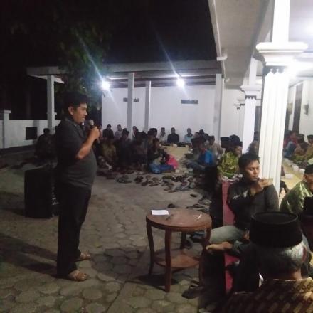 Rapat Pokmas PTSL Dengan Warga Masyarakat Dusun Ngentak