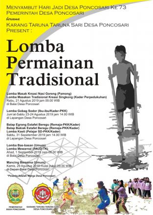 Perlombaan Hari Jadi Desa Poncosari Website Desa Poncosari