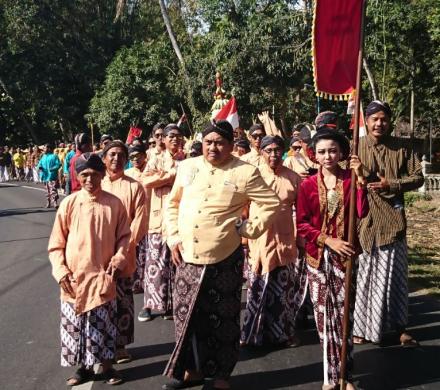 Kirab Budaya hari Jadi Desa Poncosari ke 73