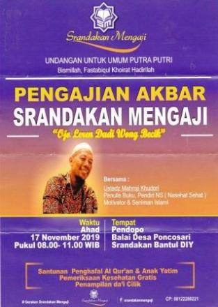 Pengajian Akbar Srandakan Mengaji