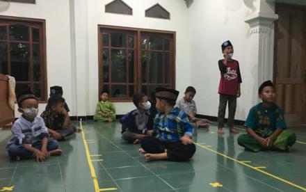 Kegiatan Kelas Adzan Santri TPA Masjid Baiturrahman
