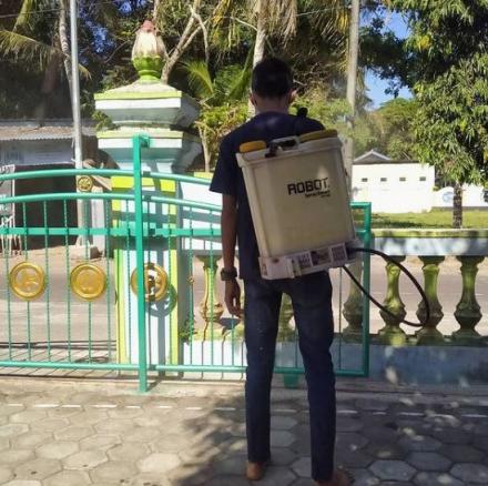 Giat Disinfektan Dusun Koripan