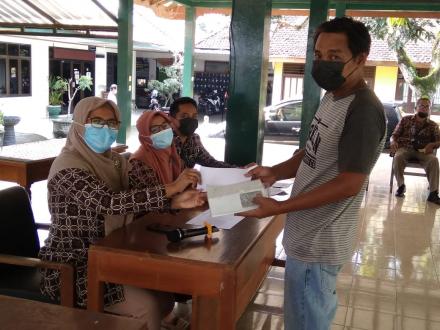 Penyaluran BLT DD Kalurahan Poncosari