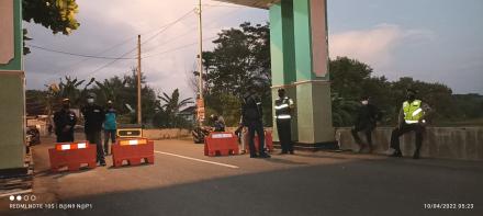  Antisipasi Kegiatan Negatif Pemuda, JJLS Ditutup Tim Gabungan Kamtibmas