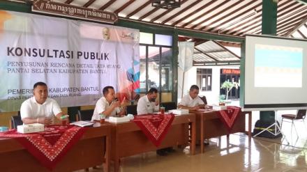 Uji publik Penyusunan Rencana Detail Tata Ruang di Pantai Selatan