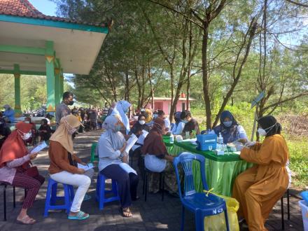 Pelaksanaan Vaksin Dosis 3 Pantai Baru