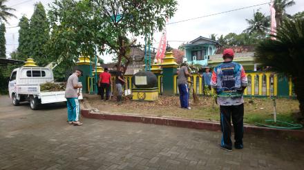 Kerja Bakti Menyambut HUT RI Ke-77