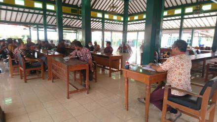 Rapat Koordinasi Pamong Kalurahan  Poncosari