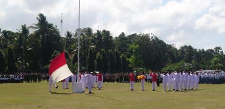 Upacara HUT RI Ke77 Kapanewon Srandakan