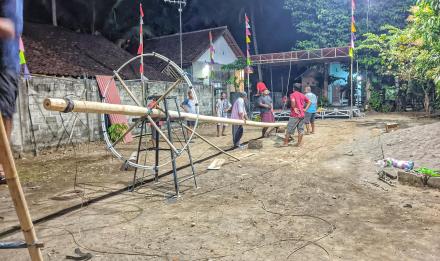 Persiapan Perlombaan Dusun Ngentak