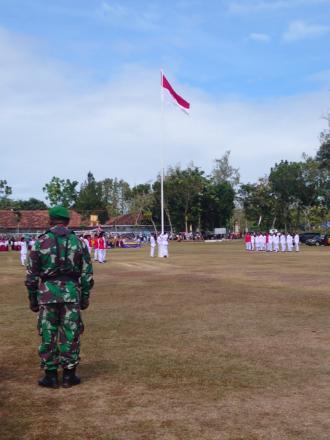 Upacara Pengibaran Sang Saka Merah Putih Kapanewon Srandakan