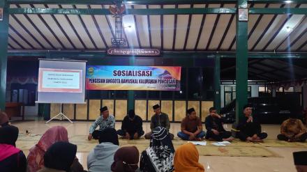 Sosialisasi Pengisian Bamuskal Poncosari