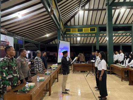 Pelantikan KPPS Kalurahan Poncosari