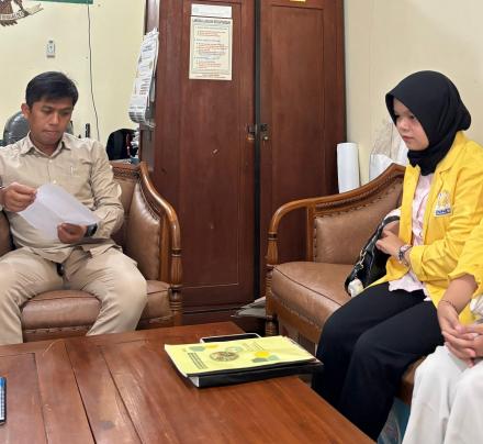 Koordinasi Antara KKN TRC UNNES Dengan Pemerintah Kalurahan Poncosari