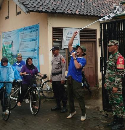 Sepeda Sehat Rangkaian Hari Jadi Kalurahan Poncosari ke 79