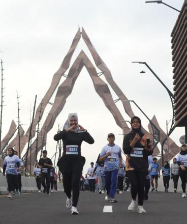 PesisirRun 5K. Olahraga Dengan Sajian Keindahan Jembatan Pandansimo