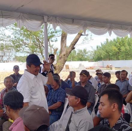 Kunjungan Menteri Kelautan dan Perikanan Di KNMP Poncosari