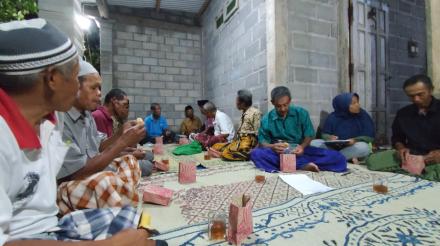 Sosialisasi Cor blok Bangket