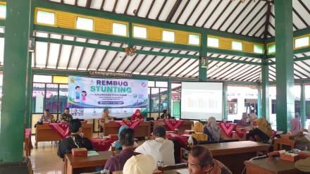 Pelaksanaan Giat Rembug Stunting Kalurahan Poncosari