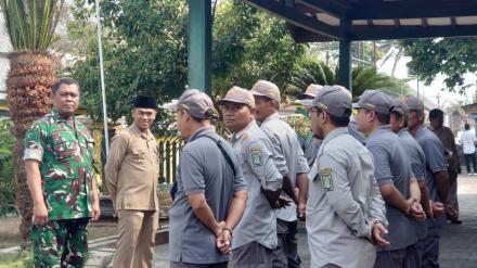 Apel Pengamanan Kampanye Bersama Calon Lurah Poncosari