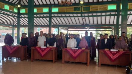 Kampanye Bersama Calon Lurah Poncosari Digelar di Pendopo Kalurahan