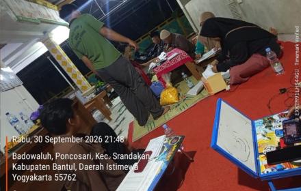 Persiapan Distribusi Undangan Pilur Dusun Karang