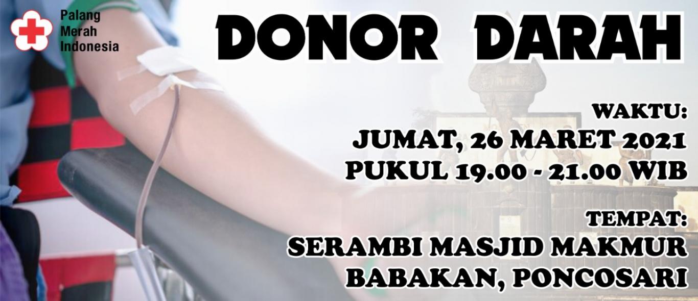 Ikutilah Kegiatan Kemanusiaan Donor Darah Website Kalurahan Poncosari